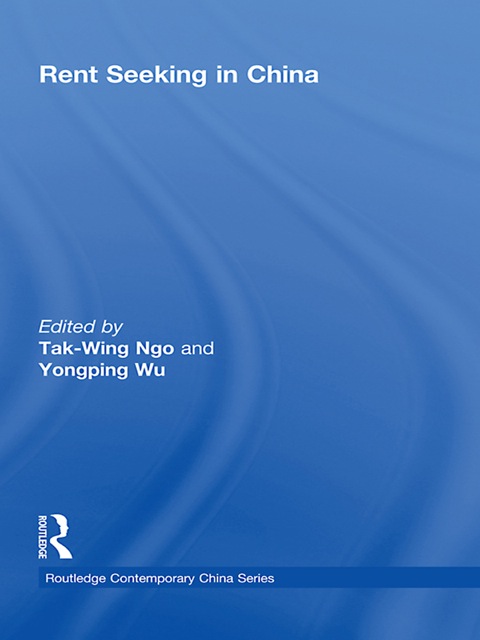 Cover image for book Rent Seeking in China