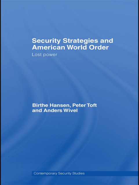 Cover image for book Security Strategies and American World Order