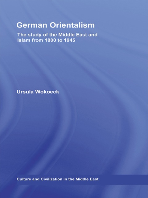 Cover image for book German Orientalism