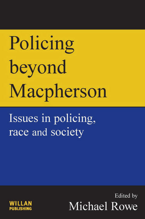 Cover image for book Policing beyond Macpherson