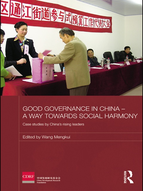 Cover image for book Good Governance in China - A Way Towards Social Harmony