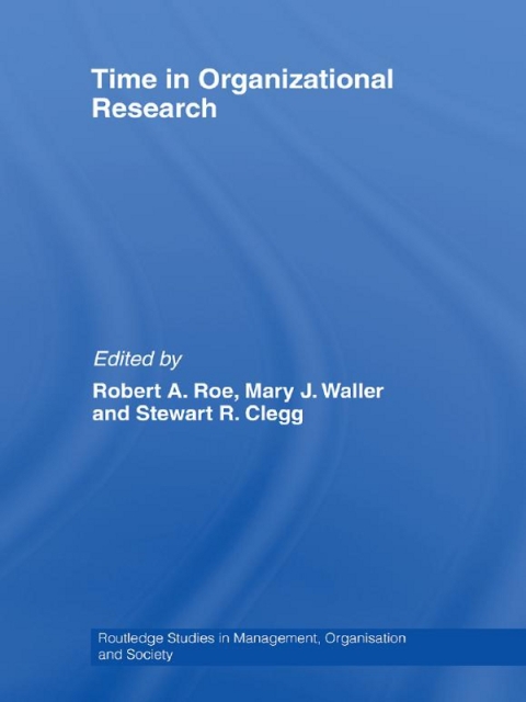 Cover image for book Time in Organizational Research