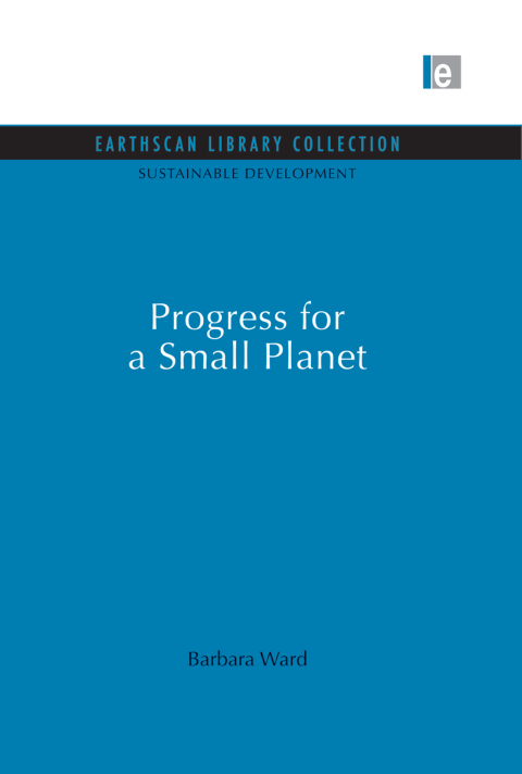 Cover image for book Progress for a Small Planet