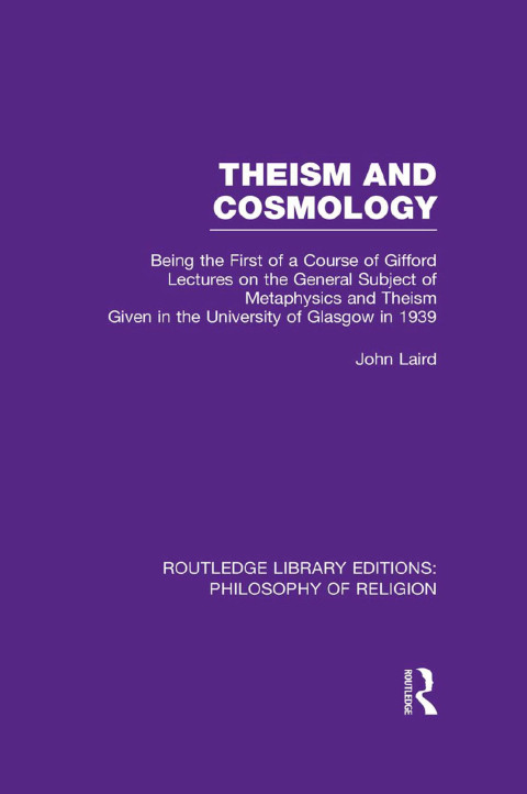 Cover image for book Theism and Cosmology
