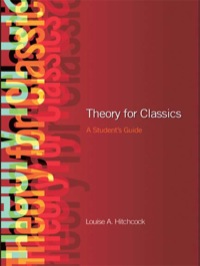 Cover image: Theory for Classics 1st edition 9780415454971