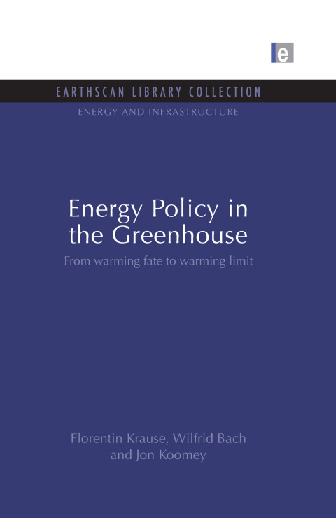 Cover image for book Energy Policy in the Greenhouse