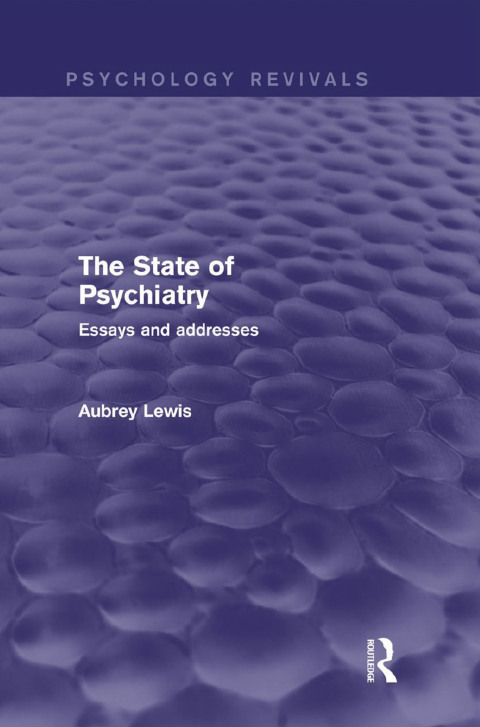 Cover image for book The State of Psychiatry