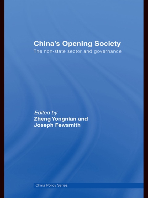 Cover image for book China's Opening Society