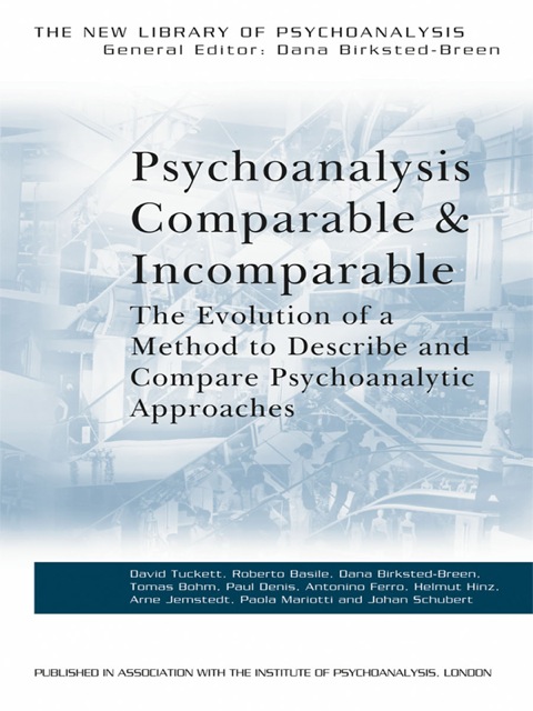 Cover image for book Psychoanalysis Comparable and Incomparable