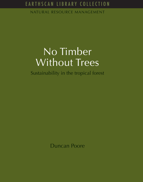 Cover image for book No Timber Without Trees
