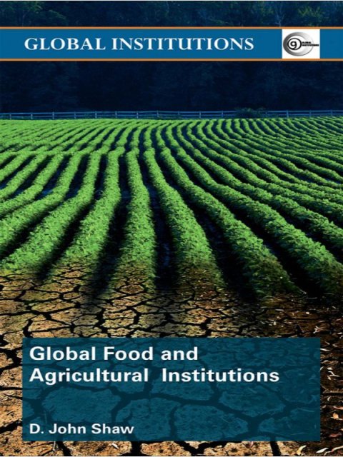 Cover image for book Global Food and Agricultural Institutions
