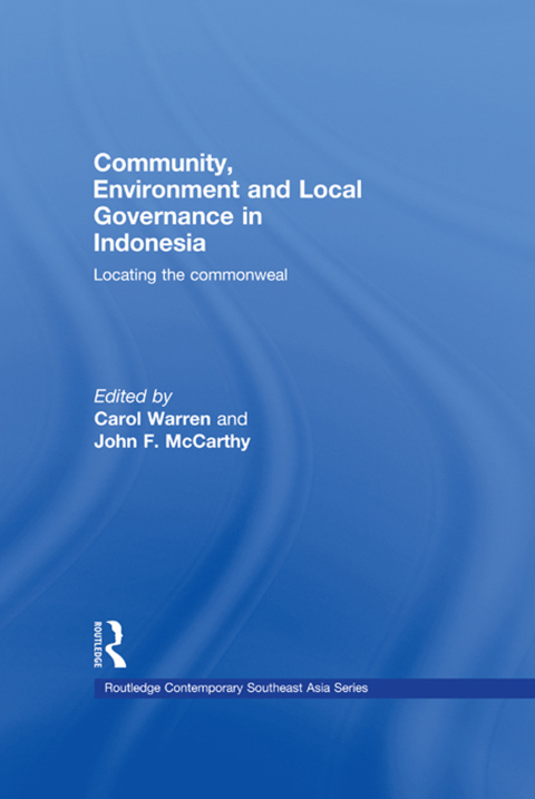 Cover image for book Community, Environment and Local Governance in Indonesia