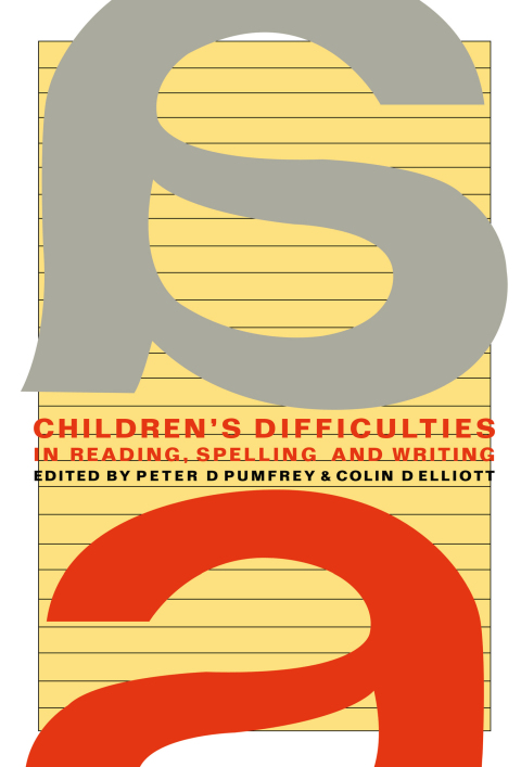Cover image for book Children's Difficulties In Reading, Spelling and Writing