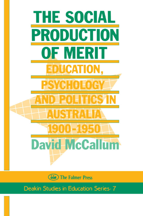 Cover image for book The Social Production Of Merit