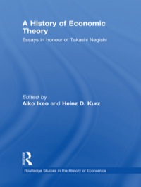 A History of Economic Theory