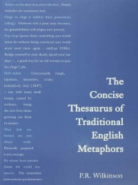 Cover image: Concise Thesaurus of Traditional English Metaphors 1st edition 9780415430845