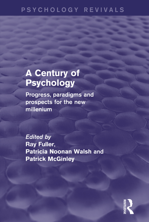 Cover image for book A Century of Psychology