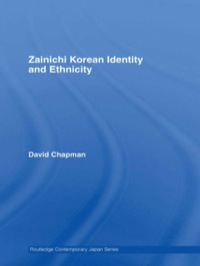 Cover image: Zainichi Korean Identity and Ethnicity 1st edition 9780415426374