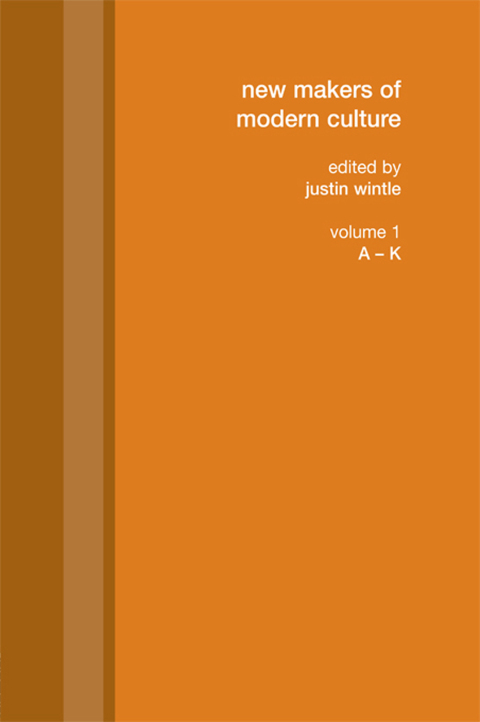 Cover image for book New Makers of Modern Culture