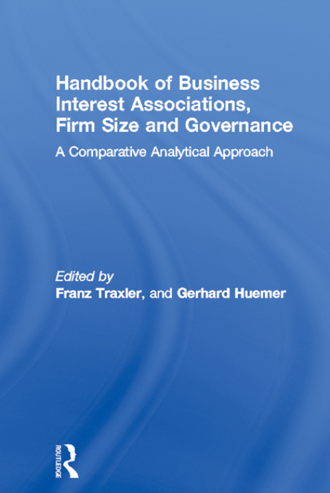 Cover image for book Handbook of Business Interest Associations, Firm Size and Governance