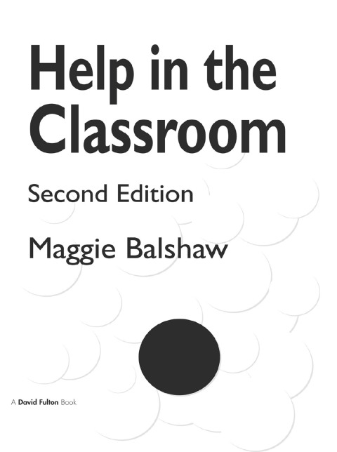 Cover image for book Help in the Classroom