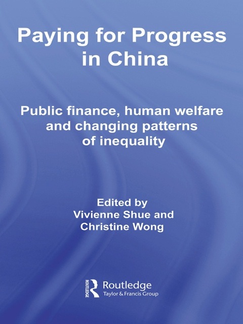 Cover image for book Paying for Progress in China