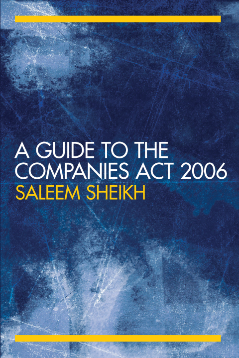 Cover image for book A Guide to The Companies Act 2006