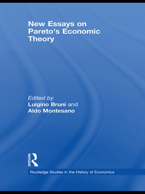 Cover image for book New Essays on Pareto's Economic Theory
