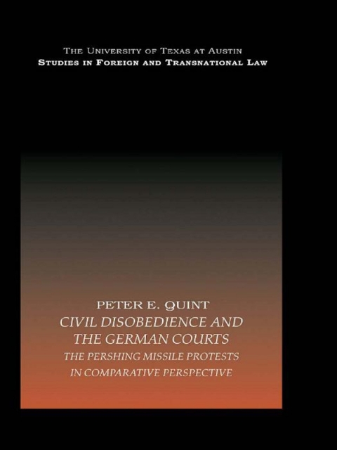 Cover image for book Civil Disobedience and the German Courts