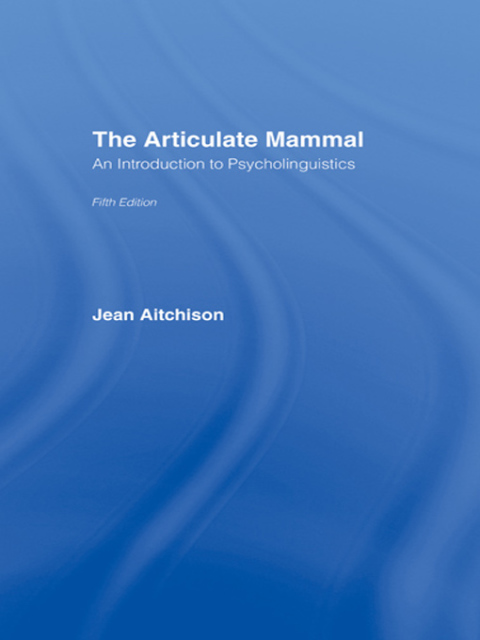 Cover image for book The Articulate Mammal