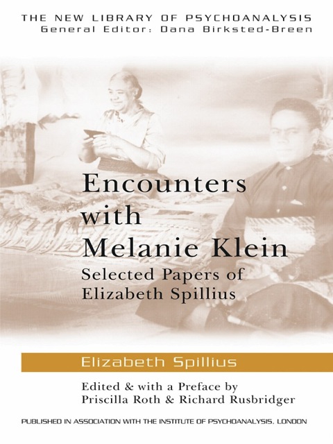 Cover image for book Encounters with Melanie Klein
