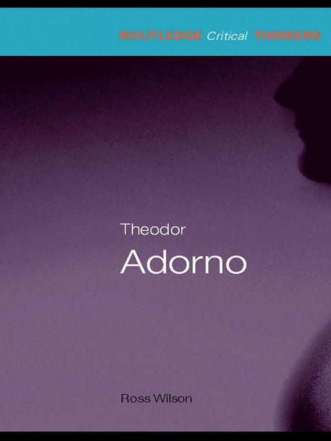 Cover image for book Theodor Adorno