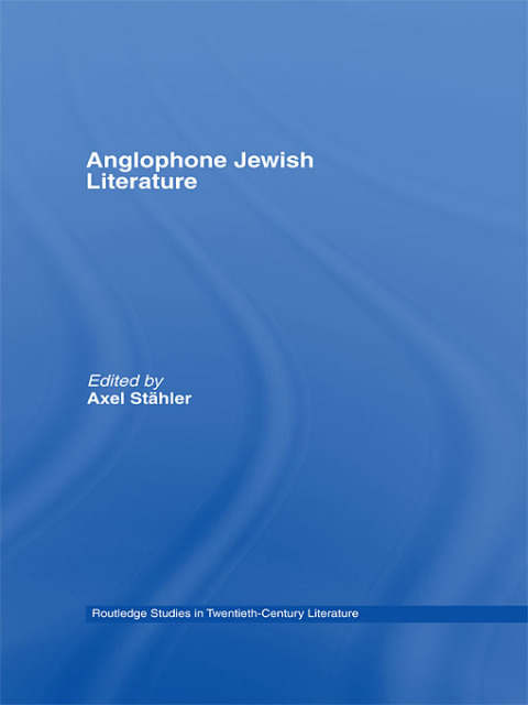 Cover image for book Anglophone Jewish Literature