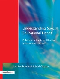 Cover image: Understanding Special Educational Needs 1st edition 9781853467189