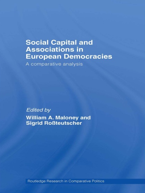 Cover image for book Social Capital and Associations in European Democracies