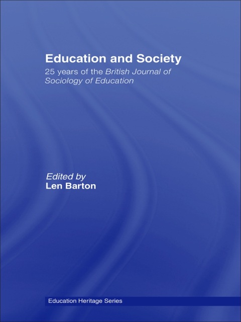 Cover image for book Education and Society