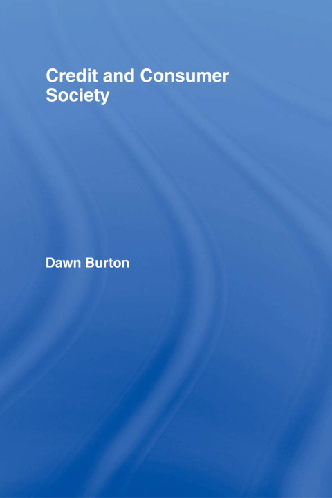 Cover image for book Credit and Consumer Society