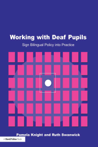 Cover image: Working with Deaf Children 1st edition 9781138177864