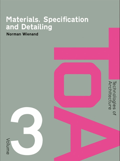 Cover image for book Materials, Specification and Detailing