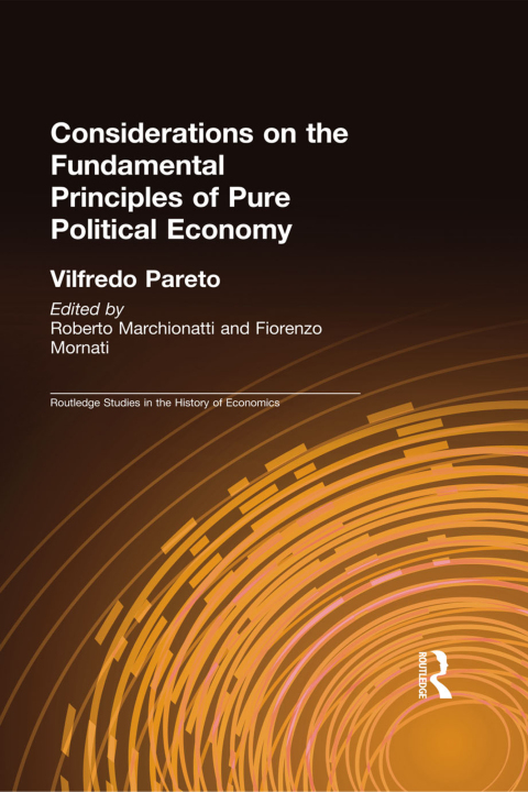 Cover image for book Considerations on the Fundamental Principles of Pure Political Economy