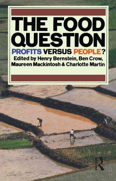 Cover image for book The Food Question