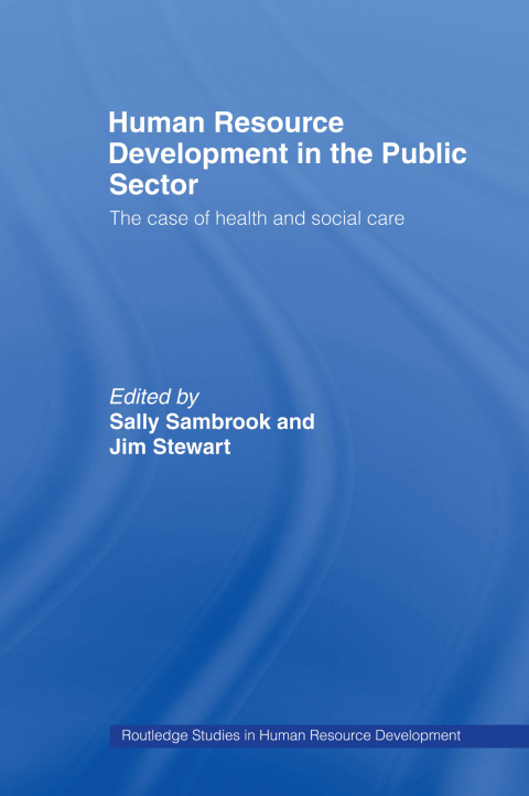 Cover image for book Human Resource Development in the Public Sector