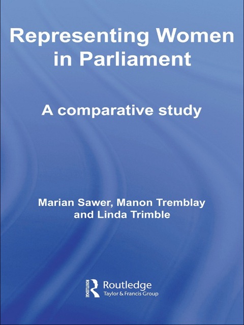 Cover image for book Representing Women in Parliament