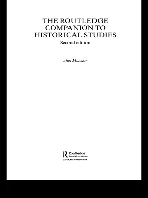 Cover image for book The Routledge Companion to Historical Studies