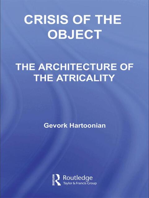 Cover image for book Crisis of the Object