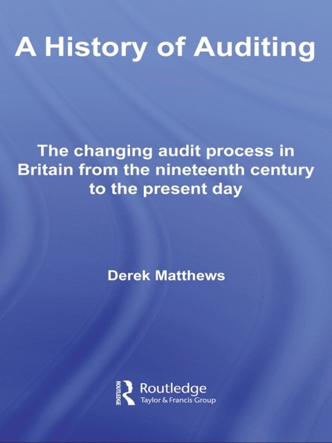 Cover image for book A History of Auditing