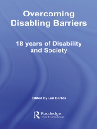Cover image: Overcoming Disabling Barriers 1st edition 9780415378758