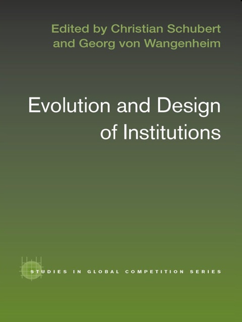 Cover image for book Evolution and Design of Institutions