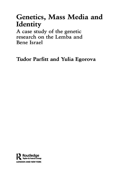 Cover image for book Genetics, Mass Media and Identity