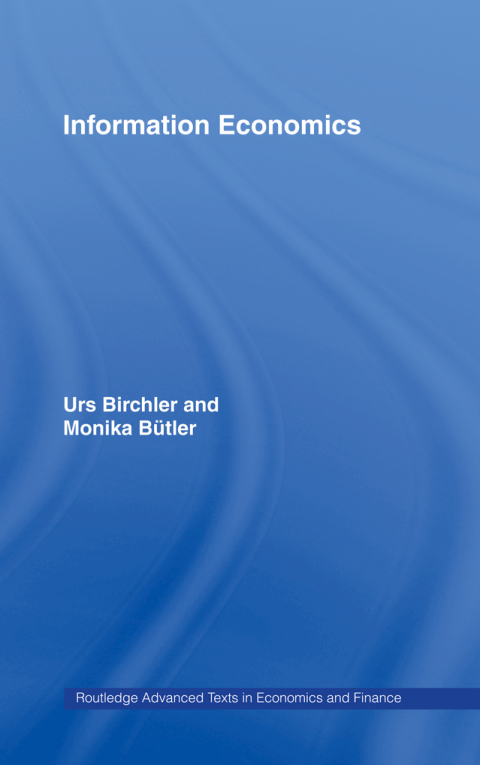 Cover image for book Information Economics